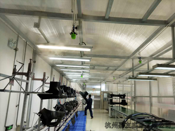 吉利喷涂车间加湿案例2